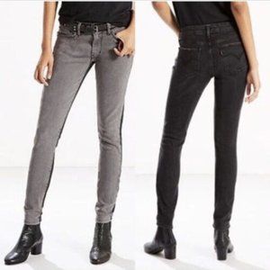 Levi's Jeans 711 | Black and Gray